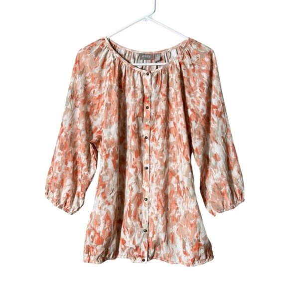 Chico's Tops - Chicos Women Sheer Blouse Small Sheer Beach Fairycore Whimsical Coastal Festival